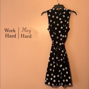 White House Black Market Polka Dot Dress